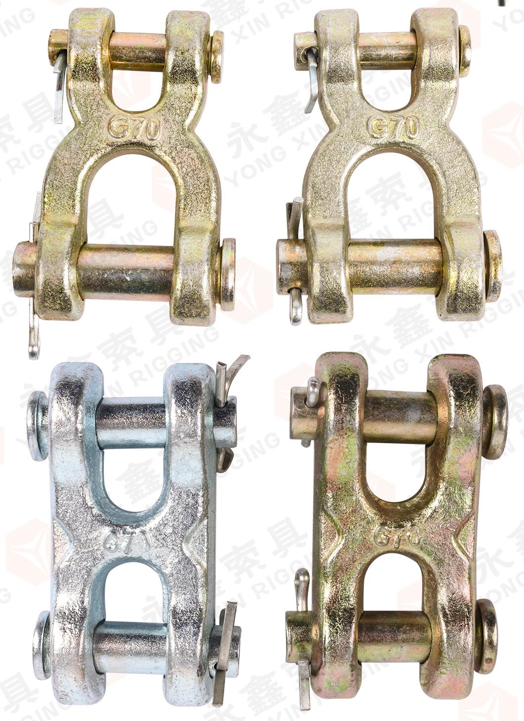 Forged Alloy Steel Galvanized Claw Ring Double Clevis Link