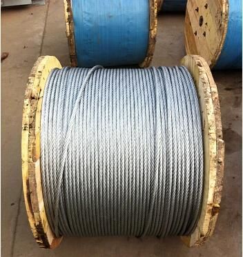 Galvanized and Ungalvanized Steel Cable 6X19+Iwrc with Wooden Reel Packing