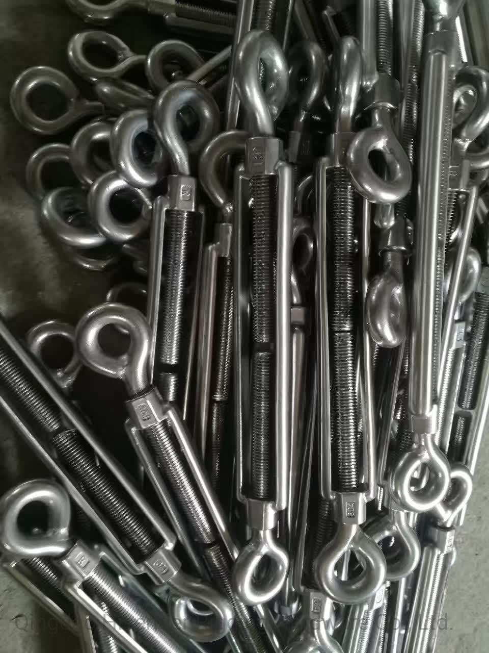 Ss316, Ss304 Turnbuckle, European Type Frame Commercial, JIS Fame, Us Forged, Korea Type, DIN1480, DIN1478, Us Type Forged Turnbuckle