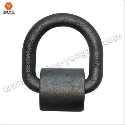 Us Type a Weldable D Ring with Strap for Lifting|Forged D Ring Rigging Ring|Sling Ring