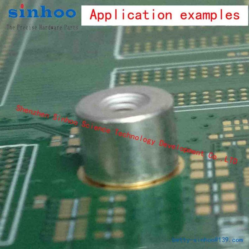 Mini Nut, Used for Mini PCB, Hex Nut, Pem Nut, SMT Nut, M1.0-3, Standoff, Standard, Stock, Smtso, Tin Nut, SMD, SMT, Steel, Bulk