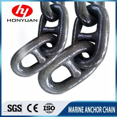 U2 U3 Black Painted Studlink &amp; Studless Marine Ship Anchor Chain