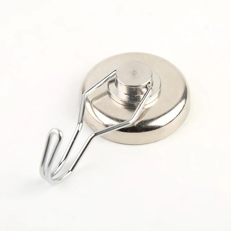 Rare Earth Strong Pot Magnet Neodymium Hook Magnet for Sale