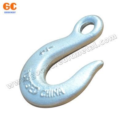3.15 Ton Alloy Steel European G80 Eye Slip Hook for Lifting Chain