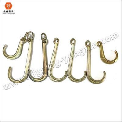 G70 15&quot;, 8&quot; Yellow Zinc Plating J Hooks