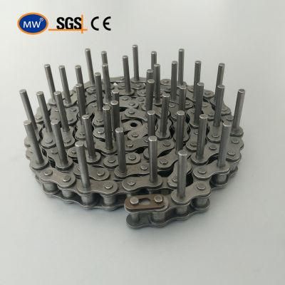 Stainless Steel Short Pitch Conveyor Chain with Extended Pin Short Pitch Precision Roller Chain (A series) Transmission Parts