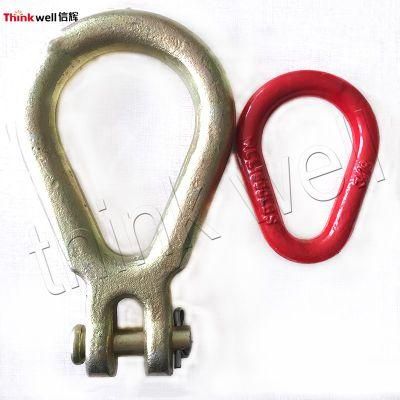 Forged Carbon Steel Clevis Lug Pear Shape Link