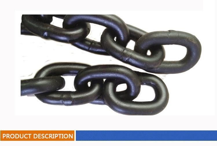 China Manufacturer 6mm to 32mm En 818-2 Standard G80 Black Lifting Chain