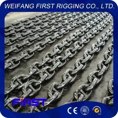 Marine Black Bitumen Grade 2 Grade 3 Stud Link Anchor Chain Price