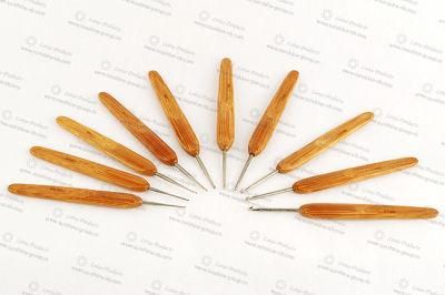 High Quality of Crochet Hook with Bamboo Handle