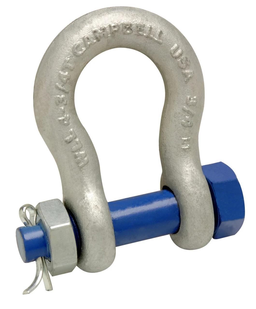 European / JIS / Us / G210 / G209 / G2130 Stainless Steel 304/316 Bow D Shackle