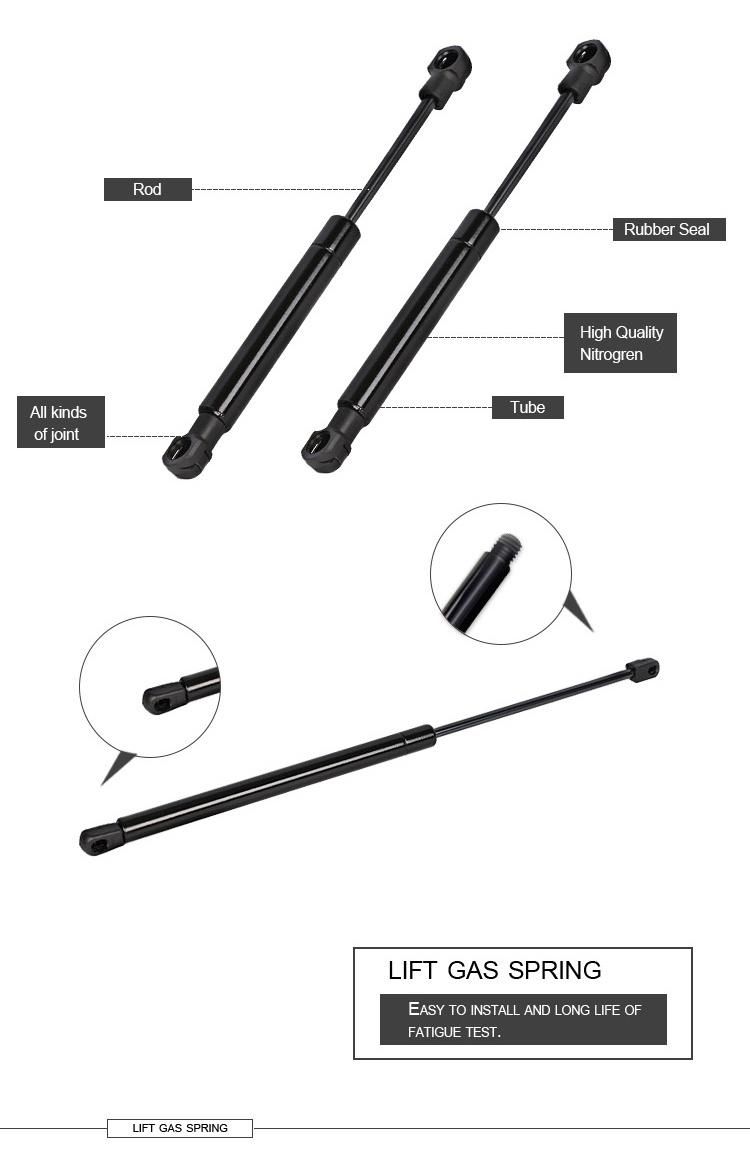 Easy Installation Lift Gas Spring 1500n for Wall Bed