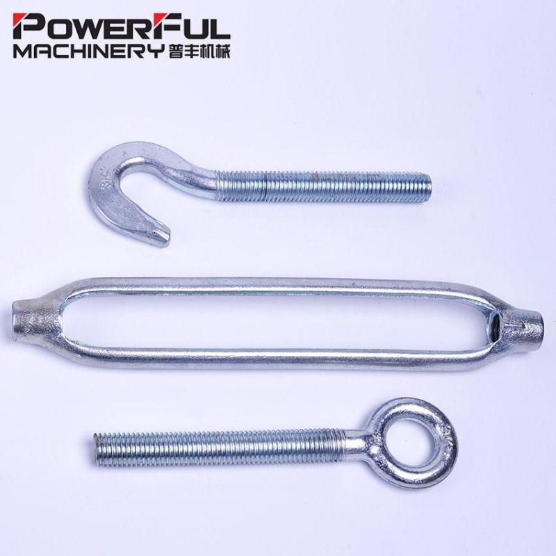 Us Type Bulk Packing Q235 Co Type Drop Forged Steel Zinc Plated Mini Sizes JIS Frame DIN1480 Commercial Turnbuckle