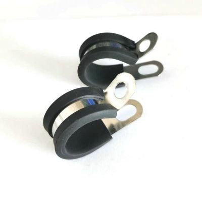 Rubber Lined P Clips High Quality Coated Pipe Clamps