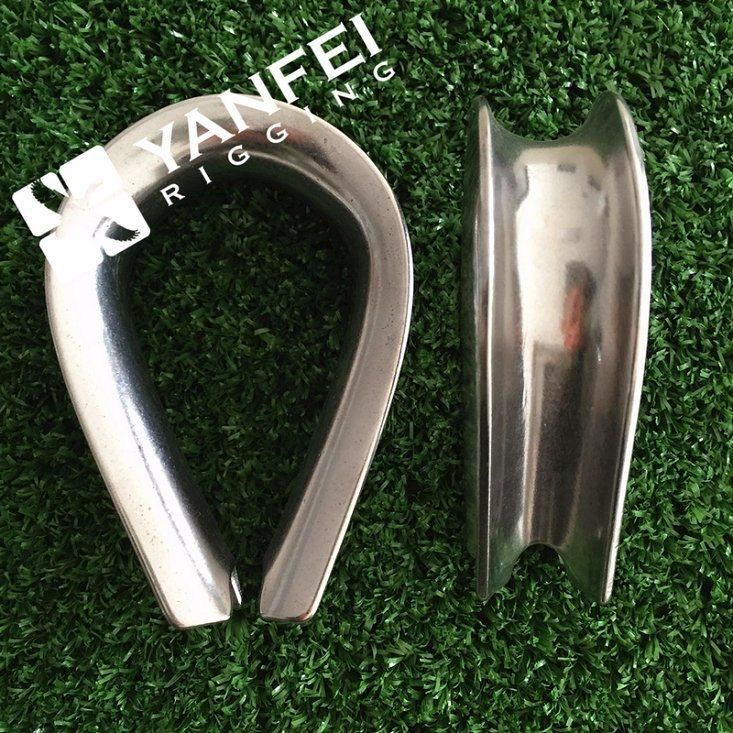 Stainless Steel G411 Us Type Thimble for Wire Rope