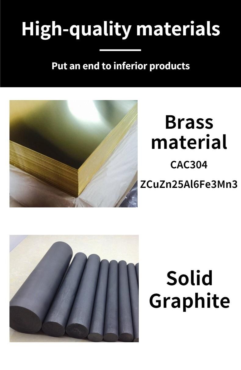 Bronze Slide Coilless Pper Brass Wear Guide Slide Bearing 2 Bolt Hole Pattern Naams Standard Wear Plates