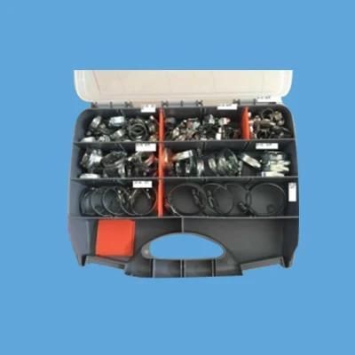 Plastic Box with 9mm Band Width GM Type W4 Hose Clamps