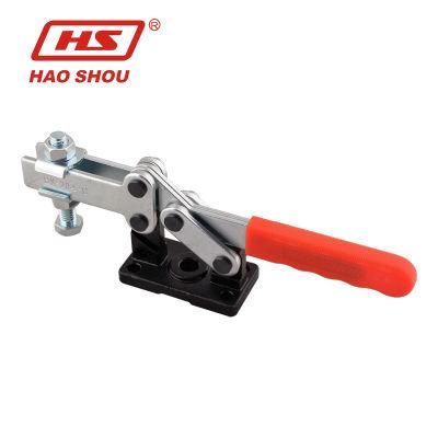 HS-204-G 1402lb Ductile Iron Base Heavy Duty Horizontal handle Toggle Clamp Used on T-Slot Table