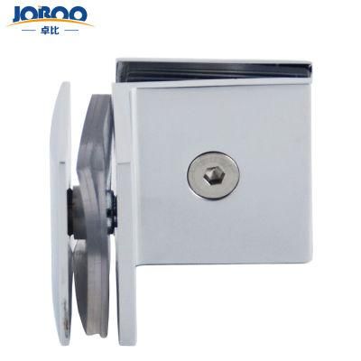 45X45mm Arc 90 Degrees Bathroom Glass Partition Hardware Glass Clamp Suppliers for 6-10mm Toughened Glass