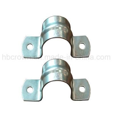Pipe Fitting 2 Hole Stainless Steel Saddle Clamp