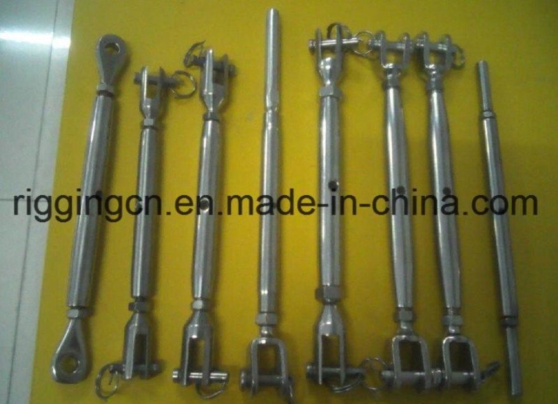 JIS Type Rigging Screw in Stainless Steel with Jaw Jaw End