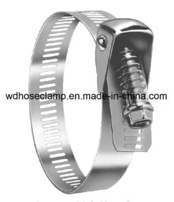 All 304 Stainless Steel Quick Release Worm Drive Hose Clamps