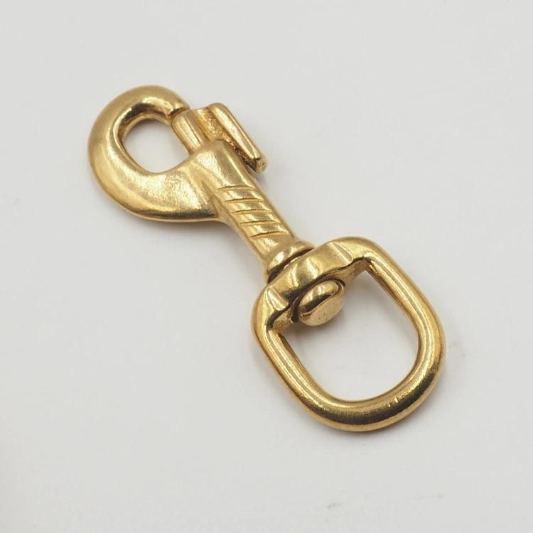 Gold Metal Hook with Bag Ornament