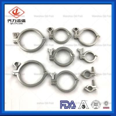 Stainless Steel Pipe Clamp 1/2&prime;&prime;-12&prime;&prime; Customed Size