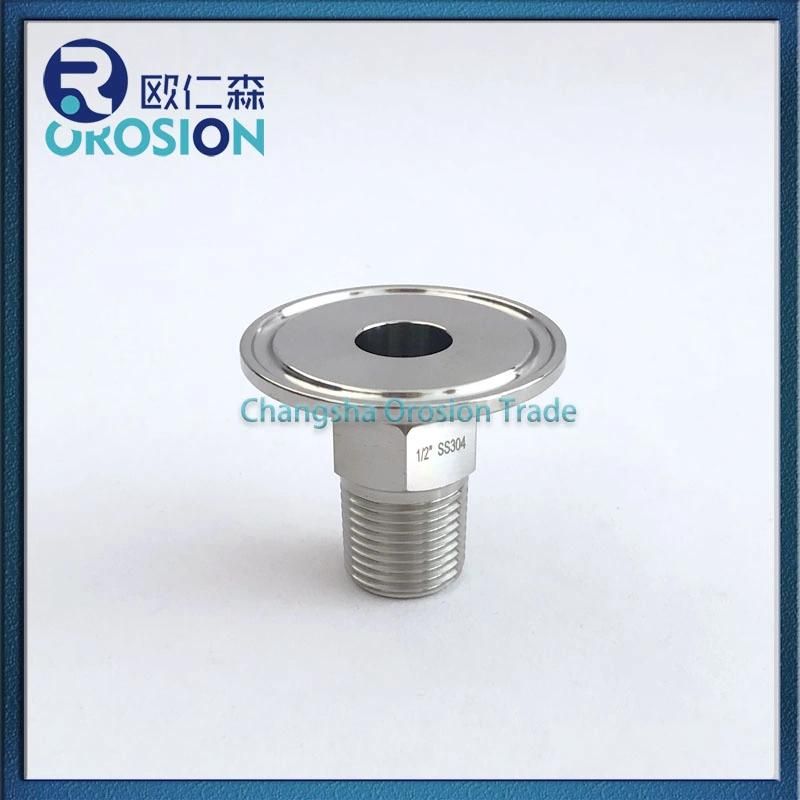 Sanitary Stainless Steel 1/2inch Hexagon Male Adapter