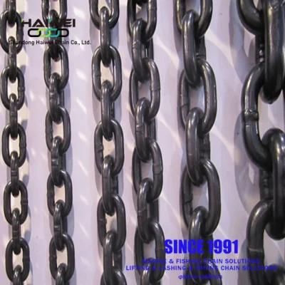 G80 Blackened Welded Lifting Chain