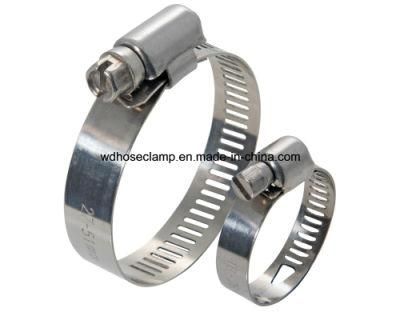 American Type Stainless Steel Worm Drive Hose Clamps