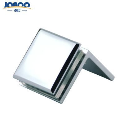 Top Selling High Quality Shower Room 90 Degree Glass to Wall Brass Glass Clamp Fixed Clamps