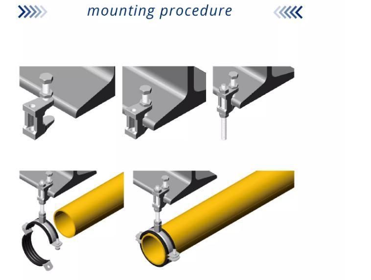 Galvanized Formwork Tie Rod Malleable Iron Thread Rod Steel Beam Clamp