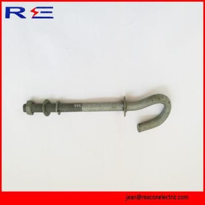 Screw Bolt Hook for Pole Line Hardware