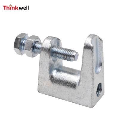 Galvanized Malleable Steel Pipe Hangers Top Beam Clamp