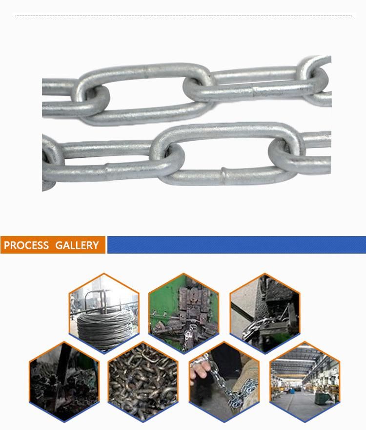 Best Price Galvanized DIN5685c Long Link Steel Chain