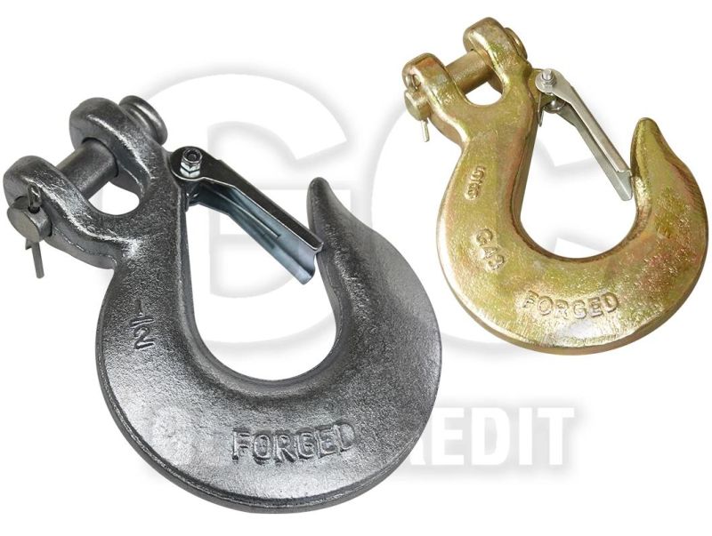 Rigging Hardeware G80 Forged Eye Selflock Hook for Lifting