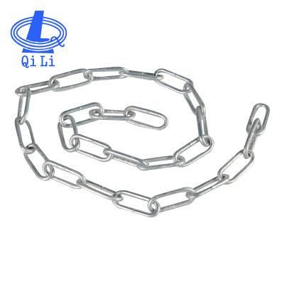 Electro Galvanized G30 DIN763 Commercial Long Link Chain