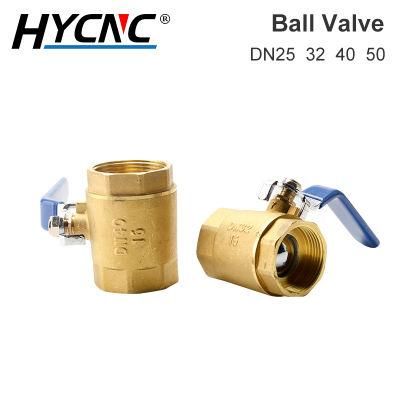 Female Threaded Brass Close Ball Faucet Full Port Handle Valve DN25 DN32 DN40 DN50 Water-Gas-Oil Adapter Control Pipe Fittings