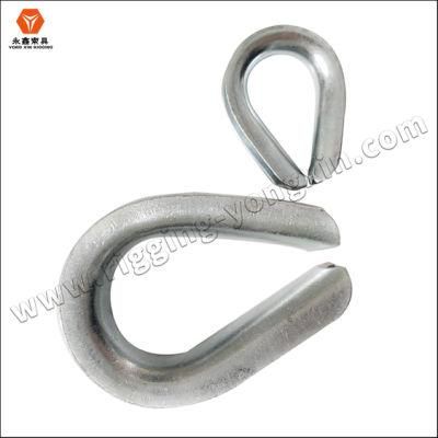 Thimble Factory High Polished AISI304/316 Stainless Steel Tube Thimble Wire Rope Thimble Closed