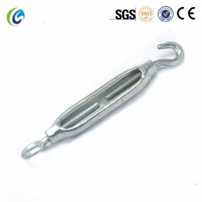 Zinc Plated JIS Frame Type Steel Turnbuckle with Hook &amp; Eye, Hook &amp; Hook, Eye &amp; Eye