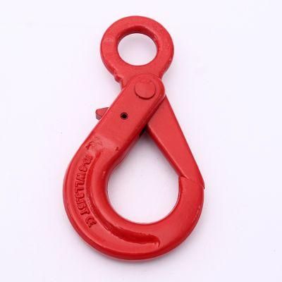 Forged Eye Hoist Hook Car Tow Hook with Safety Latch Winch Strap for Boat Trailer