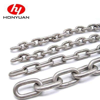 China Manufacturer Polish Welded Link Chain Wholesale 304 316 Stainless Steel Chain