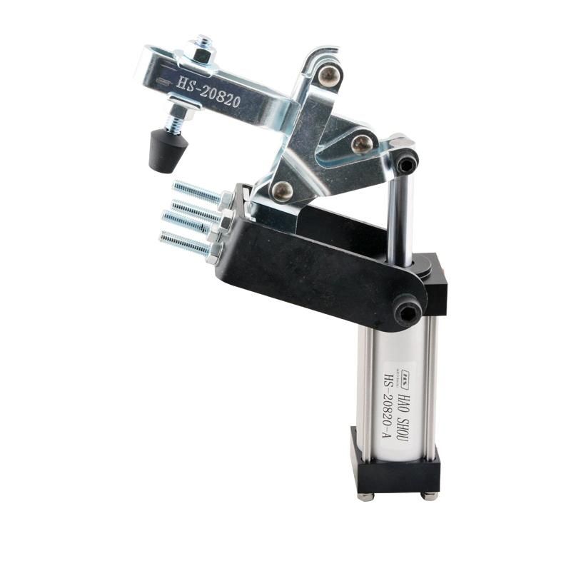 Haoshou Pneumatic/HS-20820 Air Hold Down Pneumatic Toggle Clamp Hold Capacity 100kg/220lb G1/8" Inlet