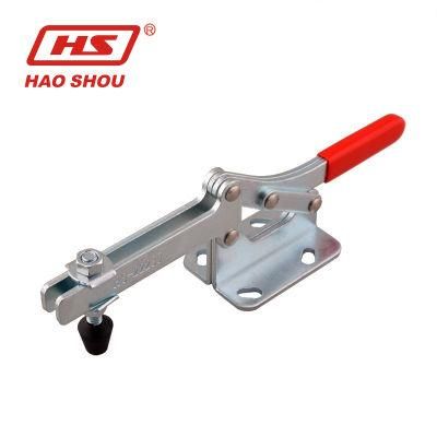 Haoshou HS-22235 Taiwan Manufacturer Custom Heavy Duty Hold Down Quick Adjustable Tool Horizontal Fast Toggle Clamp Used on Test Fixture