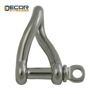 Stainless Steel Twisted Shackle