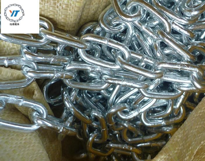 Ordinary Welded Mild Steel Electro Galvanized Medium Link Chain