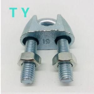 China Factory U. S. Type Electro Galv Malleable Adjustable Wire Rope Clamp Clip