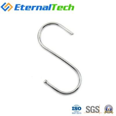 Kitchen Over Door Metal S Hook Wire Forming Stainless Steel S Shape Hooks for Hanging