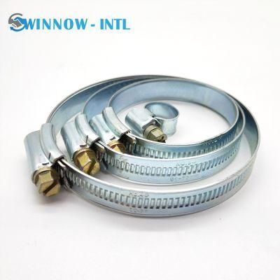 Tubing Head Carbon Steel Metal British Type Pinch Hose Clamp